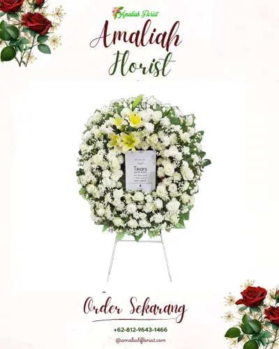 Krans Bunga Duka Cita di Sidamulya