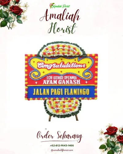 Bunga Papan Congratulation di Sidamulya